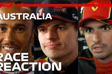 Drivers React After Dramatic Race in Melbourne | 2023 Australian Grand Prix