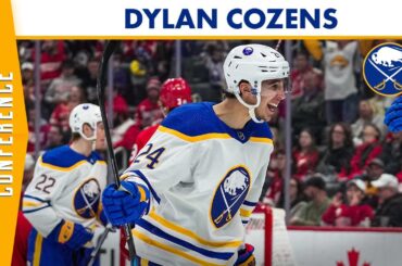 “Found A Way” | Buffalo Sabres Forward Dylan Cozens Tallies Three Points In 7-6 Win Over Detroit