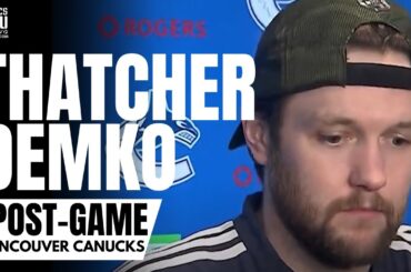 Thatcher Demko Reacts to Shutout vs. Chicago Blackhawks & Vancouver's Season Winding Down