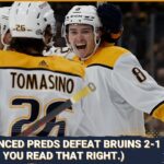 Juuse Saros and Nashville Predators STUN Boston Bruins in 2-1 Win | NHL Podcast