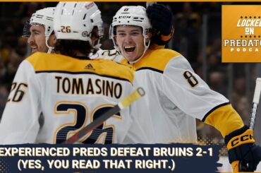 Juuse Saros and Nashville Predators STUN Boston Bruins in 2-1 Win | NHL Podcast