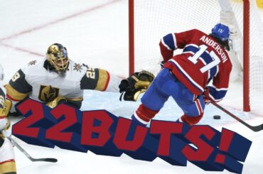 Les 22 buts de Josh Anderson en 2020-2021 (Saison + Séries)