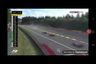 Česky komentovaná nehoda F2 ve Spa