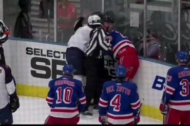 Zach Bogosian vs Ryan Callahan Nov 12, 2009