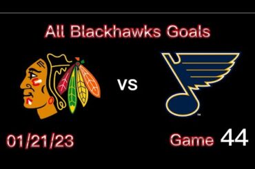 Stauber shines in NHL debut as Hawks win 6th out of 7 | STL 01/21/23 | All Blackhawk Goals 2022-23