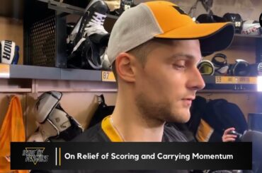 Teddy Blueger on Relief of Scoring and Carrying Momentum
