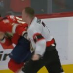 Matthew Tkachuk Hypes Up Crowd After Fight, Brady Tkachuk Drops The Gloves With Marc Staal After