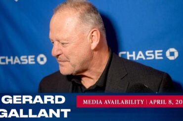 New York Rangers: Gerard Gallant Pregame Media Availability | Apr. 8, 2023