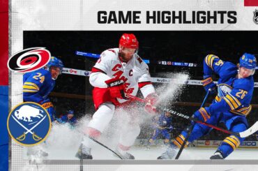Hurricanes @ Sabres 4/8 | NHL Highlights 2023