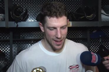 Charlie Coyle: Jeremy Swayman Has Been "just as good" as Linus Ullmark | Bruins Postgame Interview