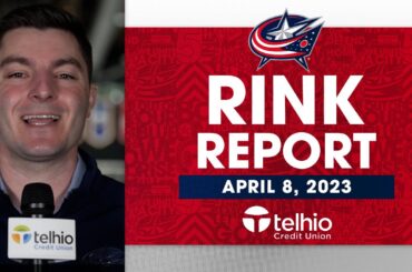 David Jiricek is BACK in Columbus for the Blue Jackets 😎 | Rink Report (4/8/23)