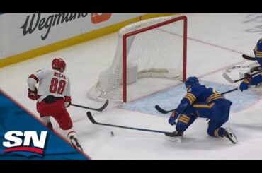 Rasmus Dahlin's Desperation Stick Save Leads To Tage Thompson's Go-Ahead Goal For Sabres