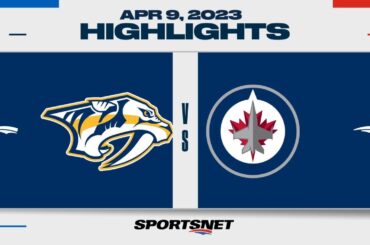 NHL Highlights | Predators vs. Jets - April 8, 2023