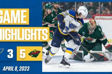 Game Highlights: Wild 5, Blues 3