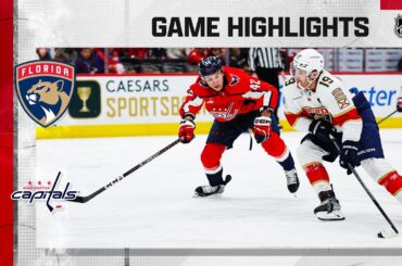 Panthers @ Capitals 4/8 | NHL Highlights 2023