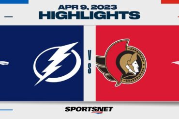 NHL Highlights | Lightning vs. Senators - April 8, 2023