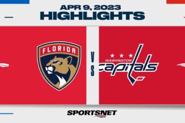 NHL Highlights | Panthers vs. Capitals - April 8, 2023