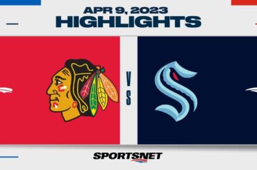 NHL Highlights | Blackhawks vs. Kraken - April 8, 2023