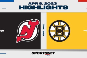 NHL Highlights | Devils vs. Bruins - April 8, 2023