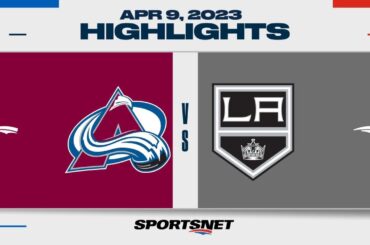 NHL Highlights | Avalanche vs. Kings - April 8, 2023