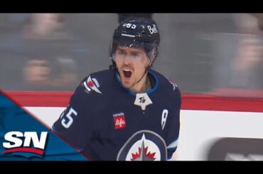 Jets' Mark Scheifele Beats Juuse Saros Off The Bounce For 40th Goal Of Season