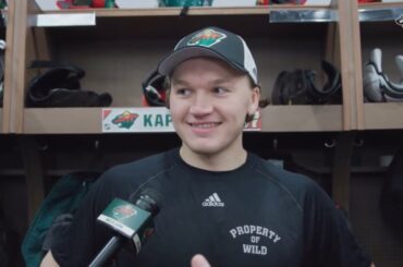 Kirill Kaprizov talks about coming back from leg injury