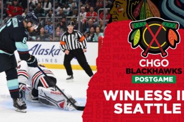 The Chicago Blackhawks Fall to Kraken in Track-Meet Game | CHGO Blackhawks Postgame Podcast