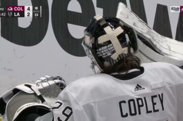 Valeri Nichushkin's assist on Malgin's goal vs Kings (8 apr 2023)