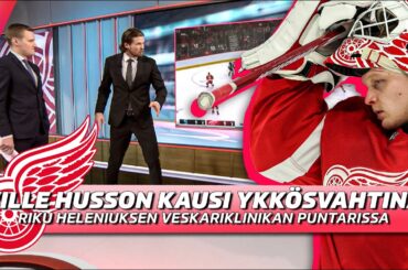 Ville Husson kausi Detroitin ykkösvahtina | Lupaavia otteita, mutta myös tasaisuuden hakemista