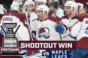 Colorado Avalanche sneak by Toronto Maple Leafs in shootout | DNVR Avalanche Postgame show