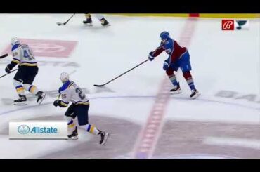 Ivan Barbashev's pretty assist on Jordan Kyrou goal vs Avalanche in game 1 (2021)