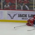 Nazem Kadri's dangerous low hit on Luke Glendening