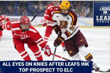 What should we expect from Mattew Knies signing a contract with the Toronto Maple Leafs?