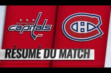 Les Canadiens complètent leur remontée pour battre les Caps 6 à 4 | 2018-19 Match 12