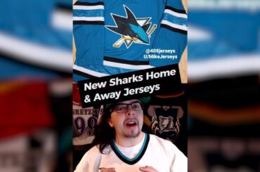 New San Jose Sharks Home & Away Jerseys! #shorts