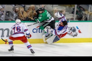 NHL Biggest Hits On Goalies
