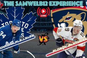 TORONTO MAPLE LEAFS vs. FLORIDA PANTHERS live NHL Hockey - Play by Play and Chat