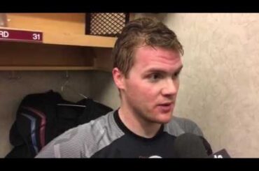 Calvin Pickard after beating Devils