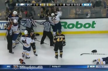 Marcus Foligno vs Matt Bartkowski Dec 21, 2014