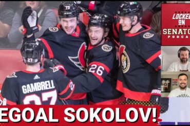 Recapping Another Great Weekend In Ottawa, Egor Sokolov Scores First NHL Goal + Game Day Preview