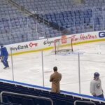 New Sabre Jordan Greenway joins teammates