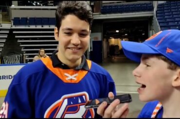 Interviewing Arnaud Durandeau Bridgeport Islanders