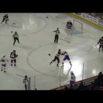 Laval Rocket's John Parker-Jones and Belleville Senators' Scott Sabourin get into a fight 12/10/22