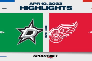 NHL Highlights | Stars vs. Red Wings - April 10, 2023