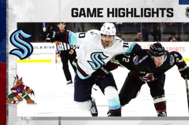 Kraken @ Coyotes 4/10 | NHL Highlights 2023