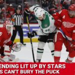 Ville Husso & Magnus Hellberg Lit up by Dallas Stars | Detroit Struggles to Bury the Puck