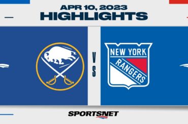 NHL Highlights | Sabres vs. Rangers - April 10, 2023