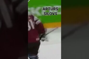 Artūrs Silovs Latvian goalie