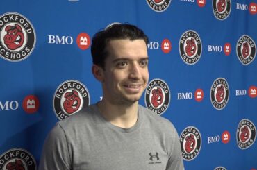 IceHogs Media Day 4/4/23: Anders Sorensen, Ryder Rolston, Brett Seney