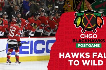 Minnesota Wild Comeback and Defeat Chicago Blackhawks 4-2 | CHGO Blackhawks Podcast